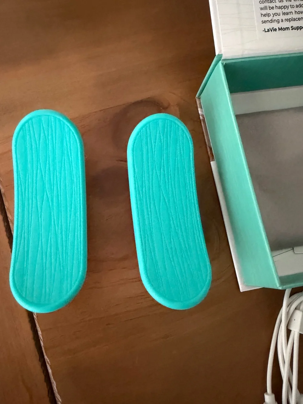 Warming Lactation Massage Pads - Teal